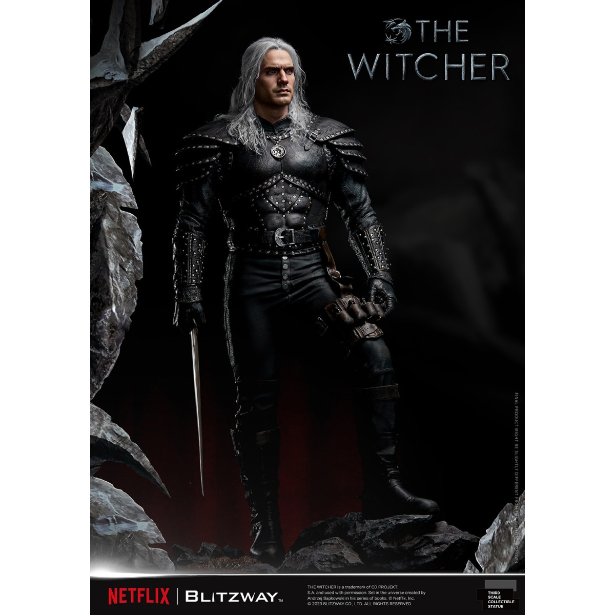 Blitzway - Geralt of Rivia 1/3 Statue Infinite Scale - The Witcher 