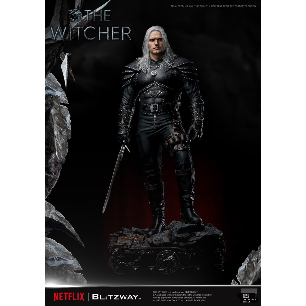 Blitzway - Geralt of Rivia 1/3 Statue Infinite Scale - The Witcher 