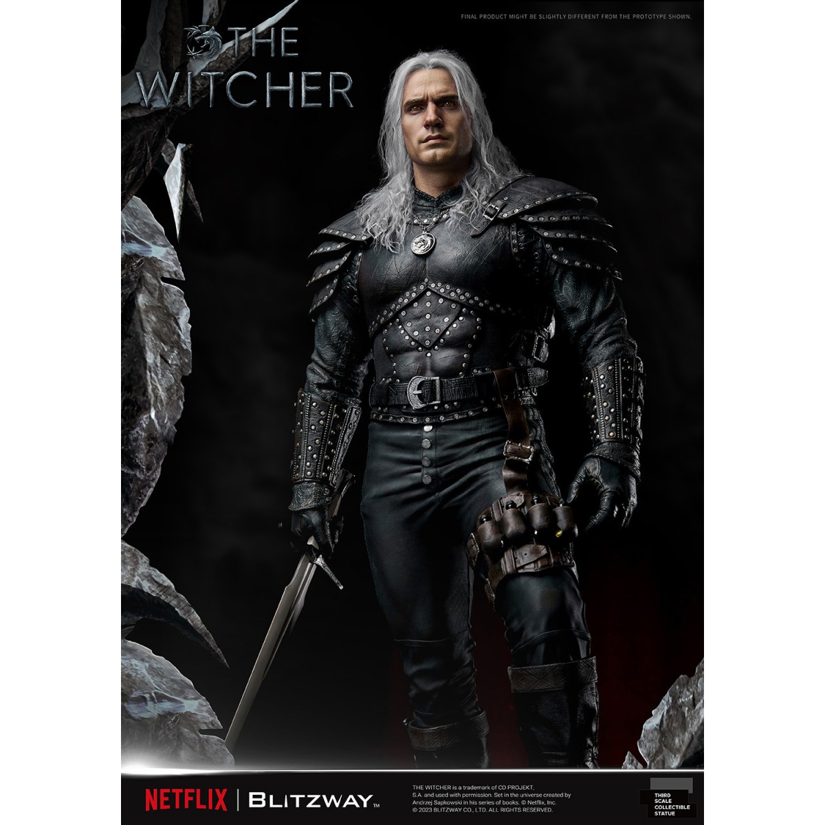 Blitzway - Geralt of Rivia 1/3 Statue Infinite Scale - The Witcher 