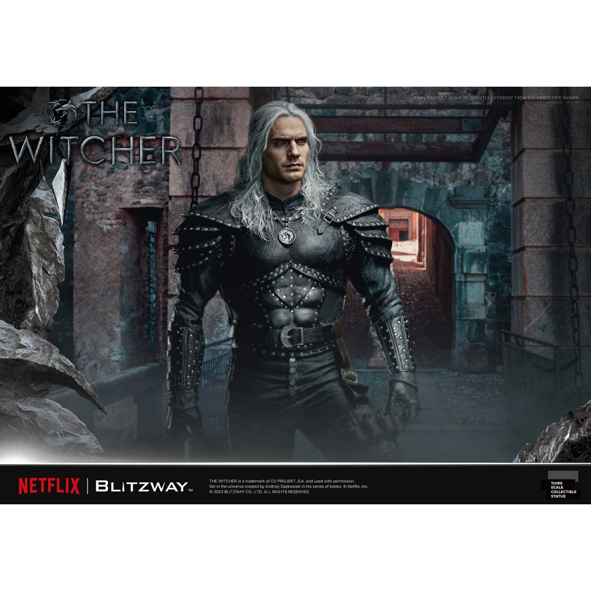 Blitzway - Geralt of Rivia 1/3 Statue Infinite Scale - The Witcher 