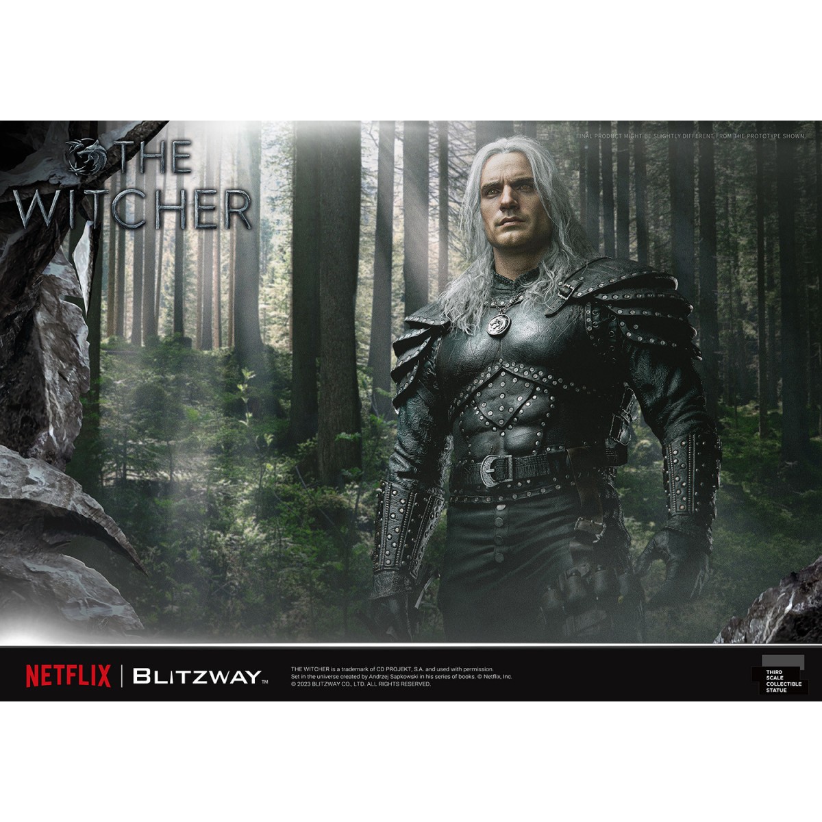 Blitzway - Geralt of Rivia 1/3 Statue Infinite Scale - The Witcher 