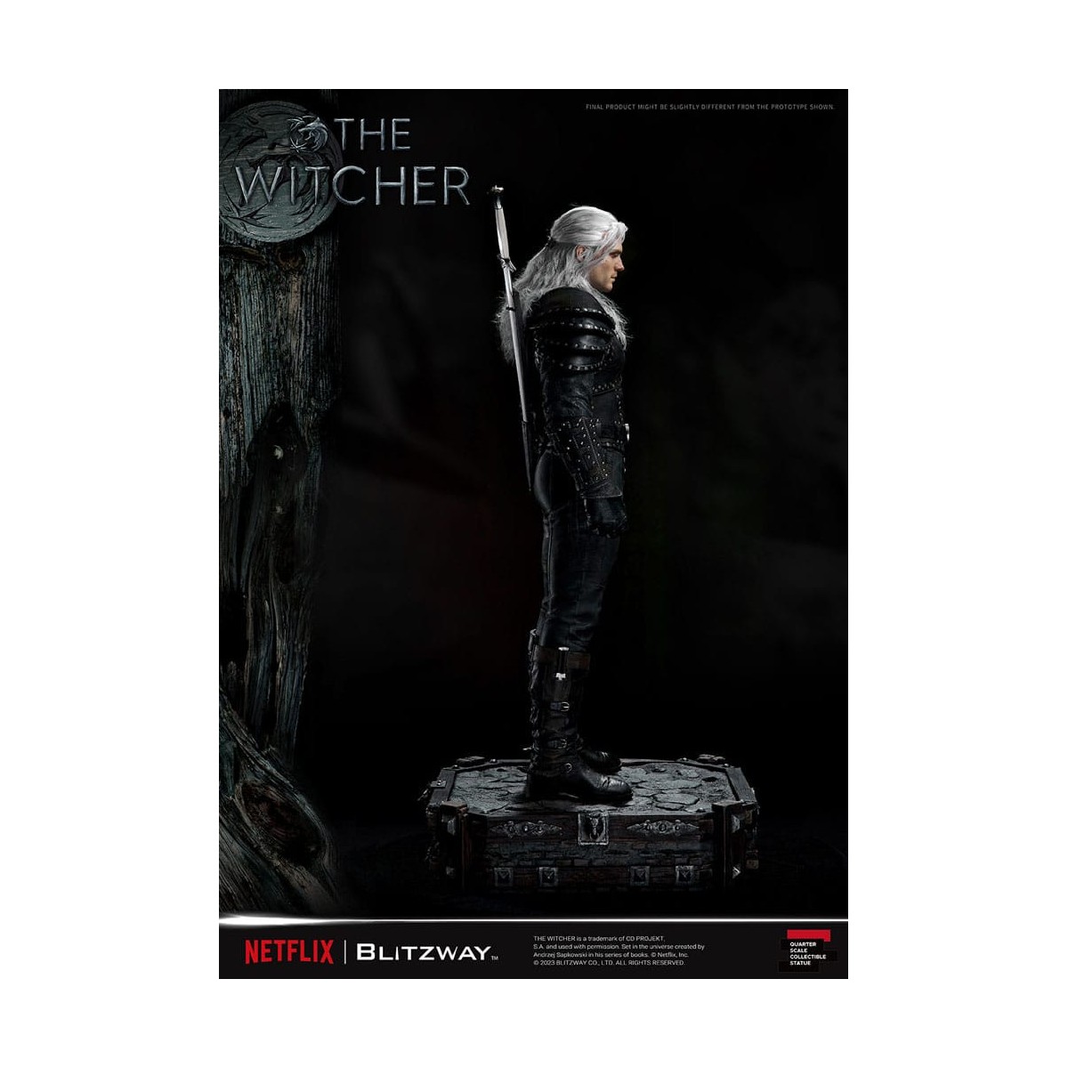 Blitzway - Geralt of Rivia 1/4 Statue Superb Scale - The Witcher