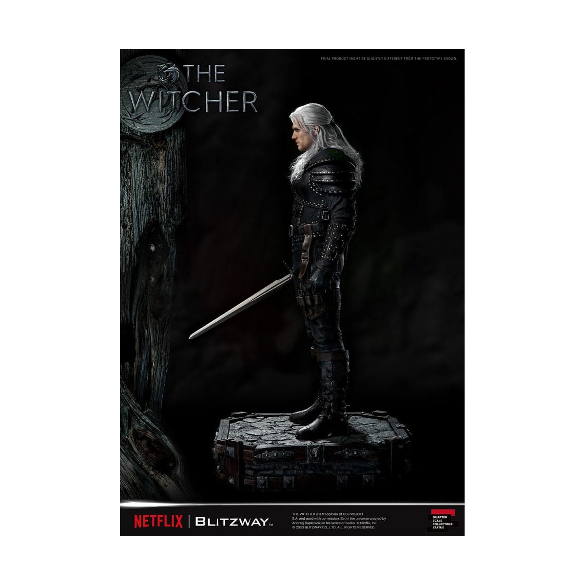 Blitzway - Geralt of Rivia 1/4 Statue Superb Scale - The Witcher