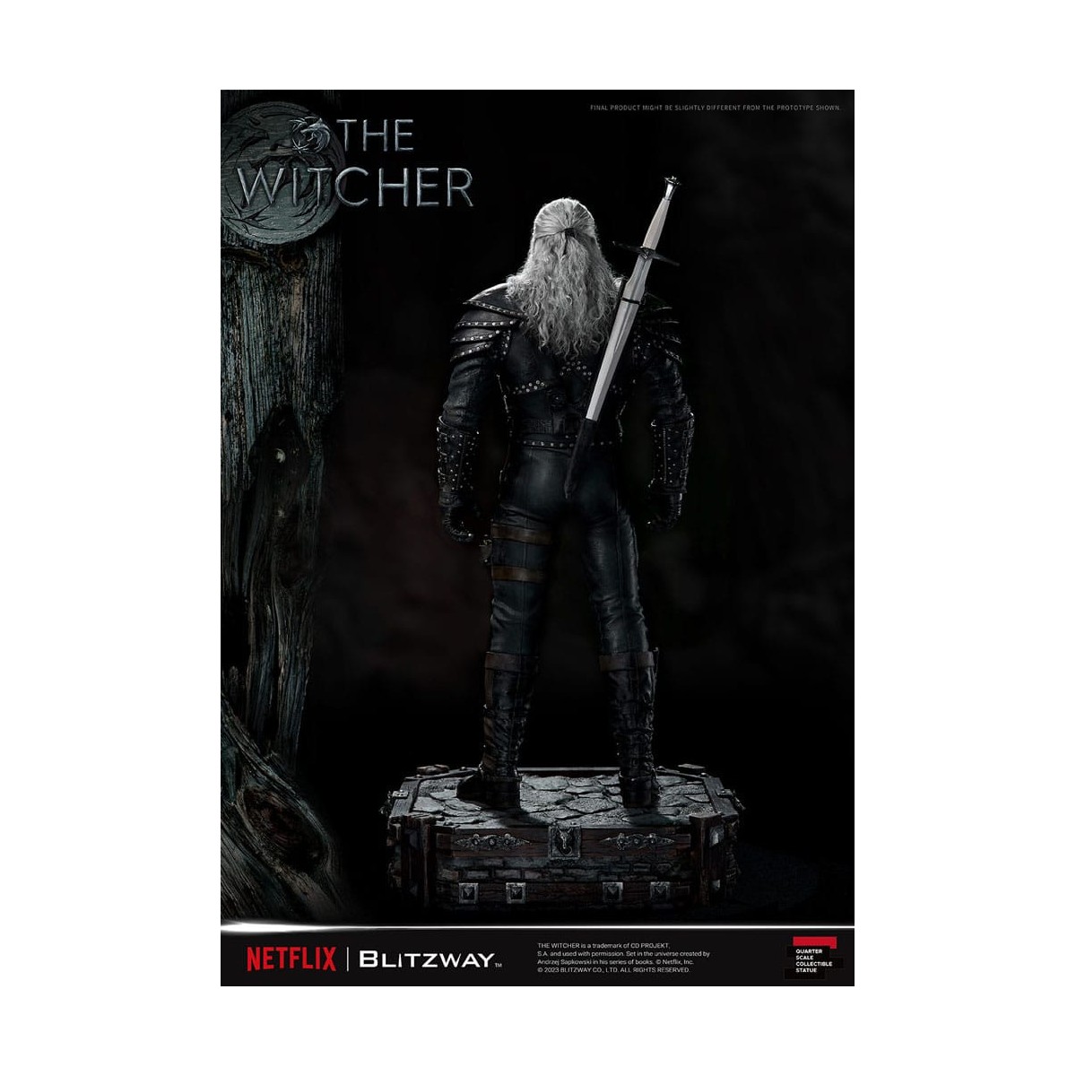 Blitzway - Geralt of Rivia 1/4 Statue Superb Scale - The Witcher