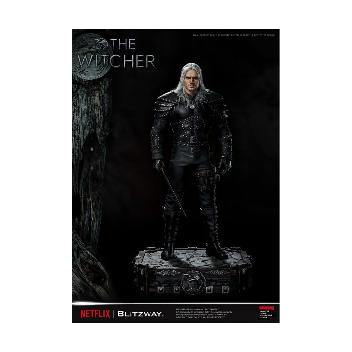 Blitzway - Geralt of Rivia 1/4 Statue Superb Scale - The Witcher