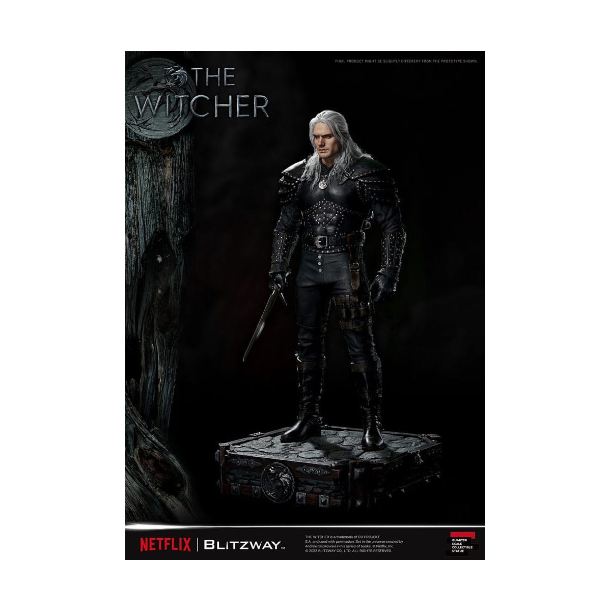Blitzway - Geralt of Rivia 1/4 Statue Superb Scale - The Witcher