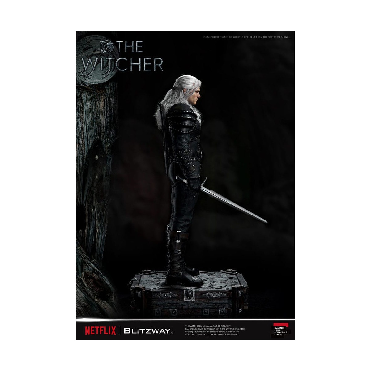 Blitzway - Geralt of Rivia 1/4 Statue Superb Scale - The Witcher