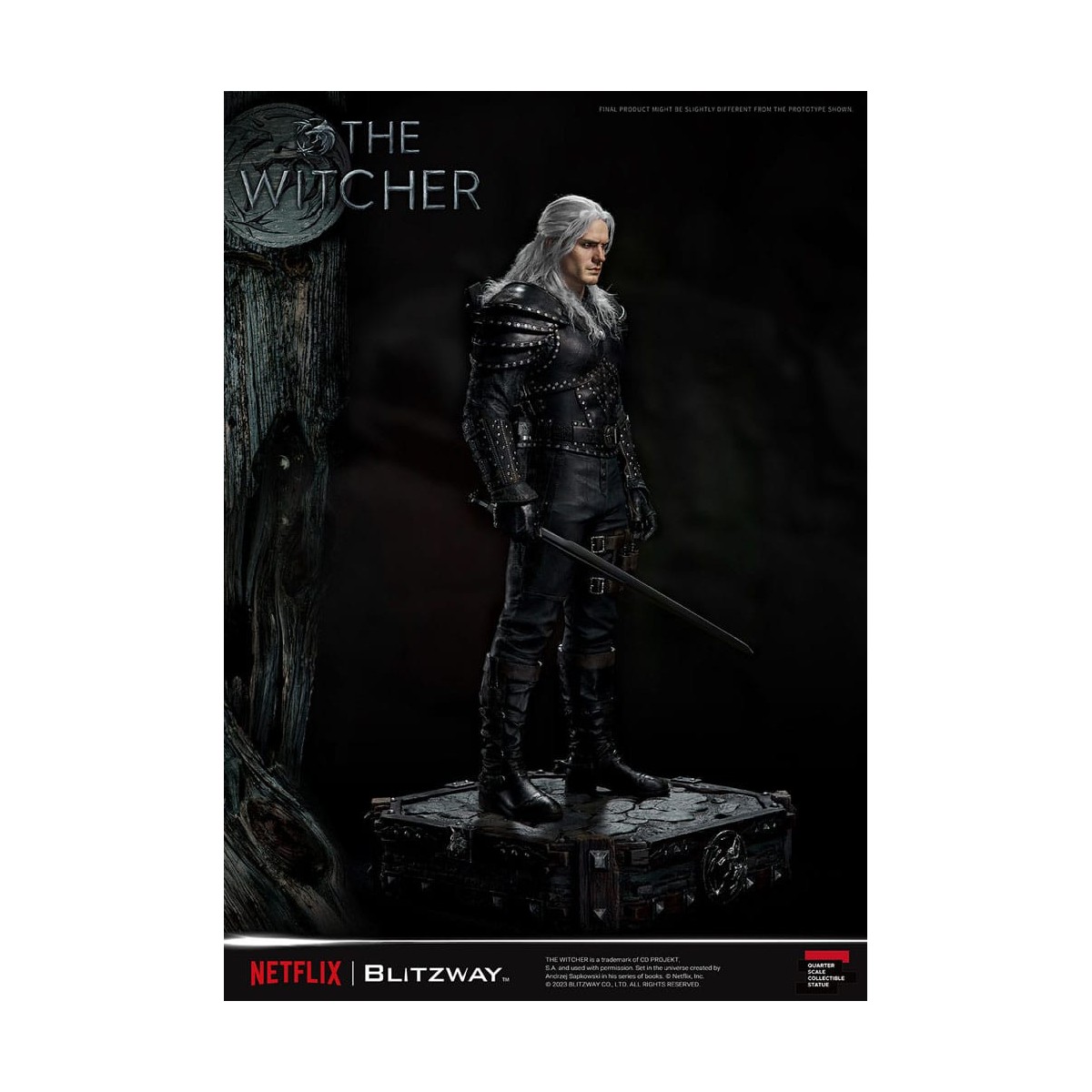 Blitzway - Geralt of Rivia 1/4 Statue Superb Scale - The Witcher