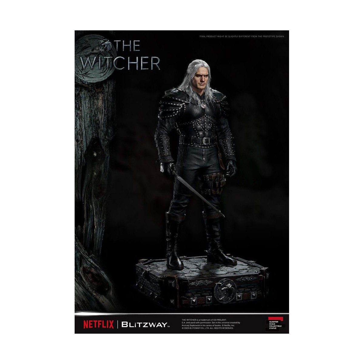 Blitzway - Geralt of Rivia 1/4 Statue Superb Scale - The Witcher
