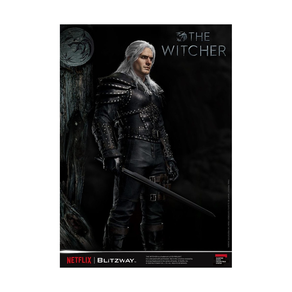 Blitzway - Geralt of Rivia 1/4 Statue Superb Scale - The Witcher