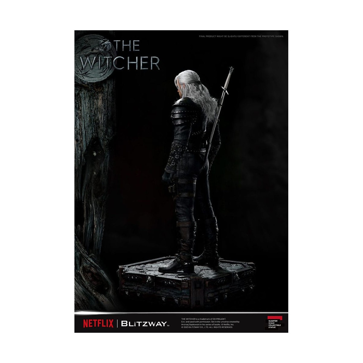 Blitzway - Geralt of Rivia 1/4 Statue Superb Scale - The Witcher