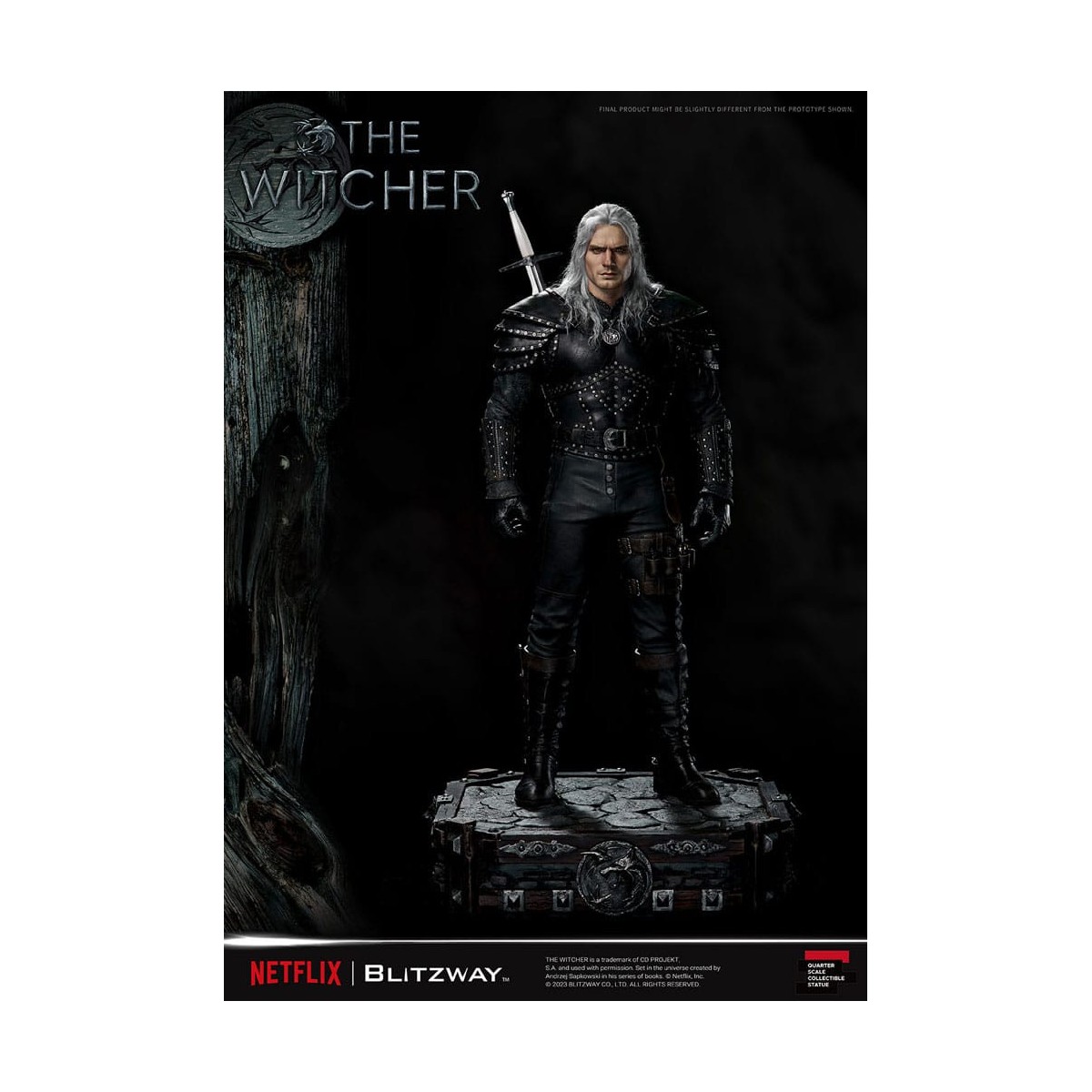 Blitzway - Geralt of Rivia 1/4 Statue Superb Scale - The Witcher