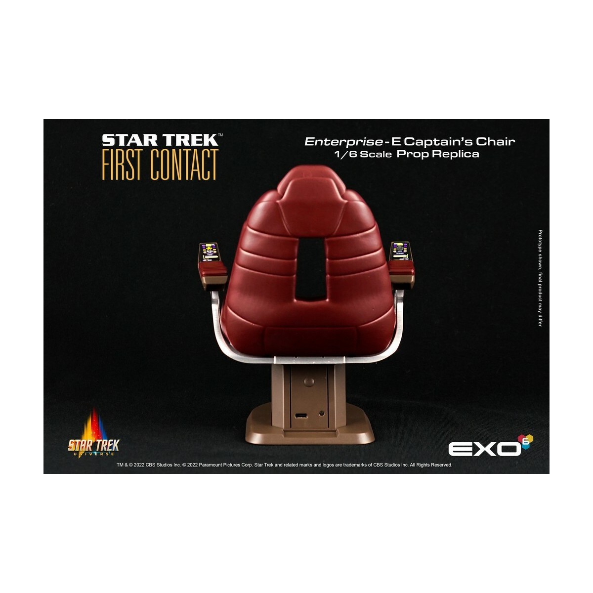 EXO-6 - Star Trek: First Contact - Captain's Chair 1:6 Scale Prop Replica