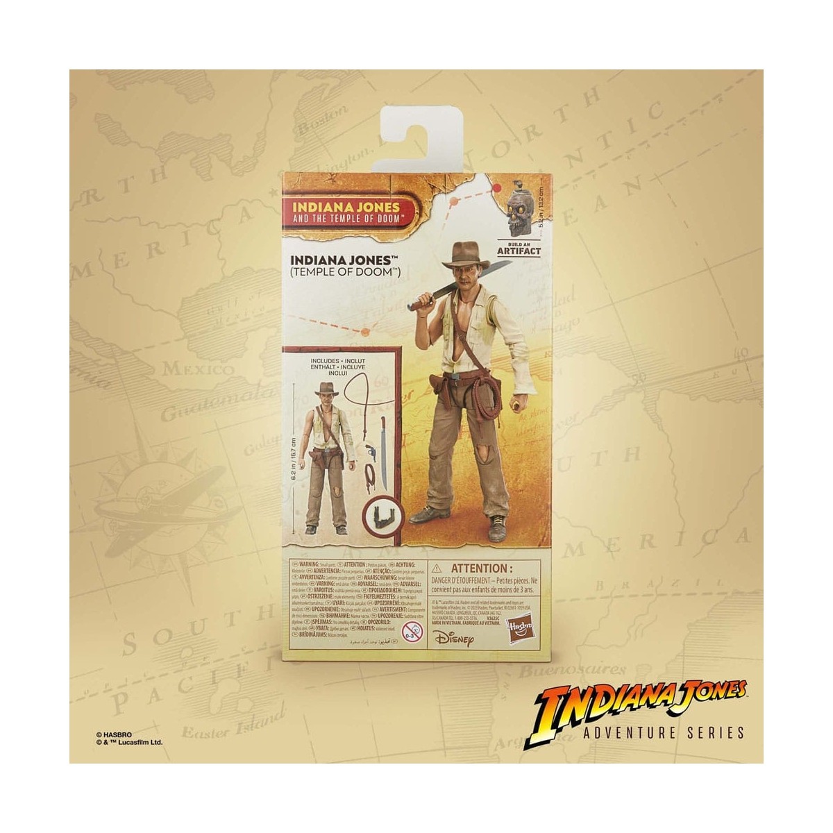 Hasbro - Indiana Jones - Indiana Jones Adventure Series: Der Fluch des Tempels 1/12