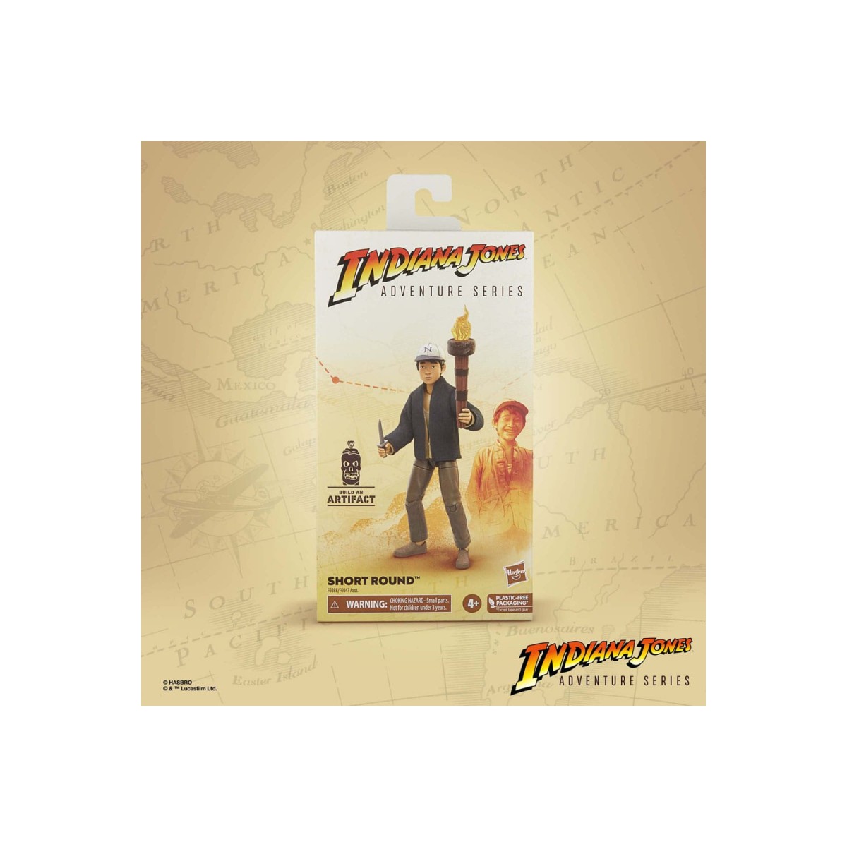 Hasbro - Halbmond - Short Round - Indiana Jones Adventure Series: Der Tempel des Todes 1/12