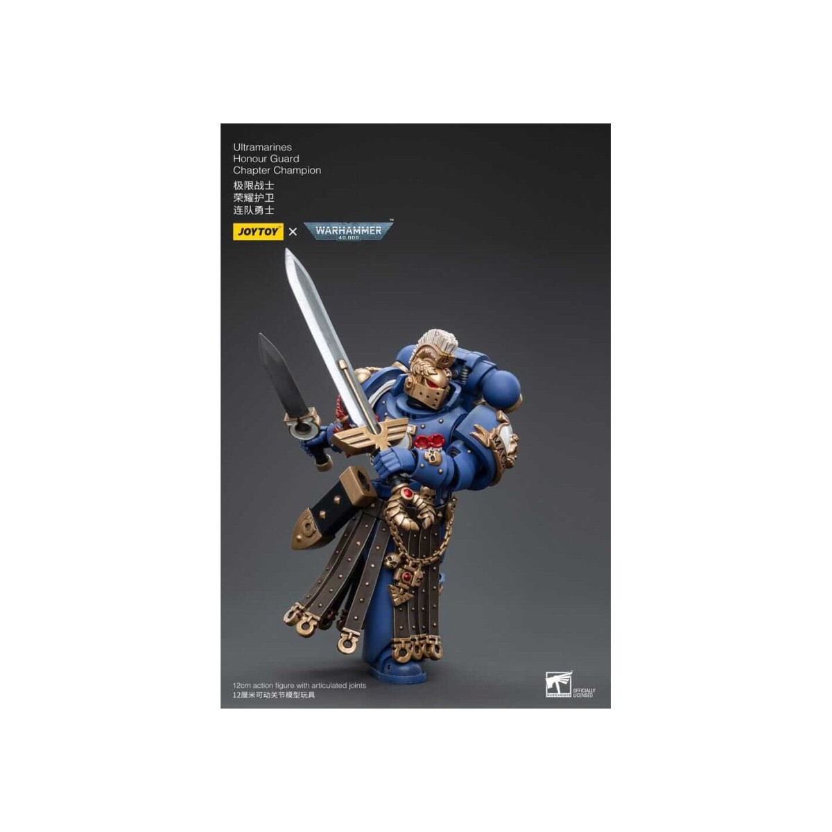 JoyToy - Space Marines - Ultramarines - Honour Guard Chapter Champion 1/18 - Warhammer 40K