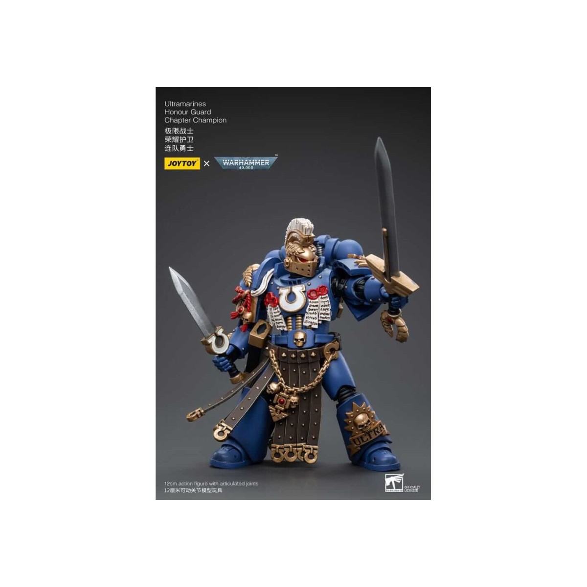 JoyToy - Space Marines - Ultramarines - Honour Guard Chapter Champion 1/18 - Warhammer 40K