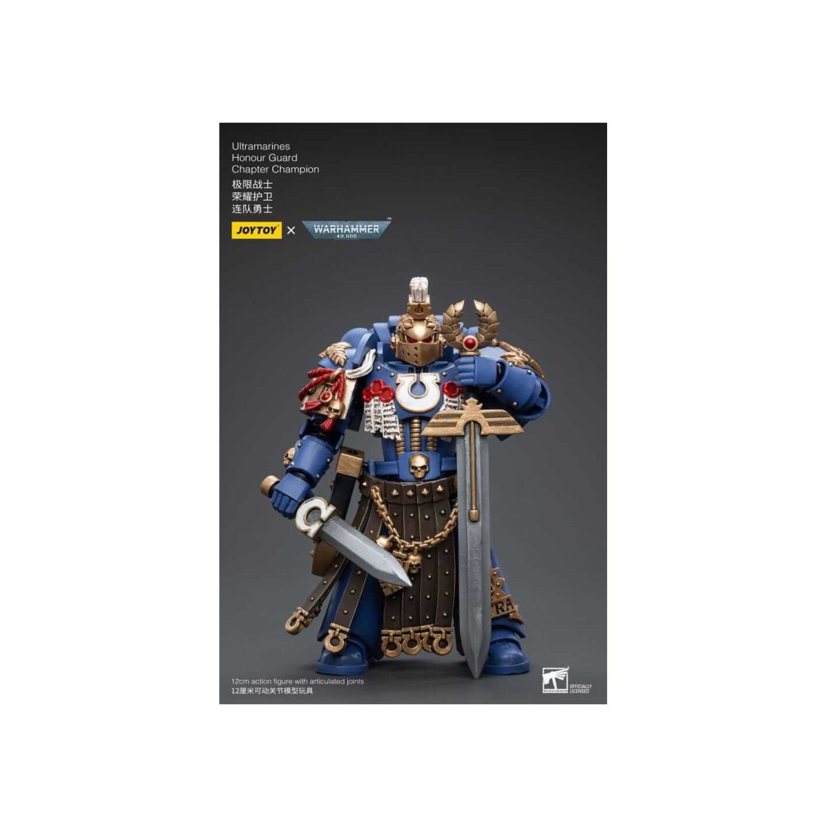 JoyToy - Space Marines - Ultramarines - Honour Guard Chapter Champion 1/18 - Warhammer 40K