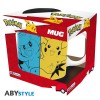 ABYstyle POKEMON - Becher - 320 ml - Starter in Scharlachrot und Violett