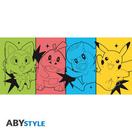 ABYstyle POKEMON - Becher - 320 ml - Starter in Scharlachrot und Violett