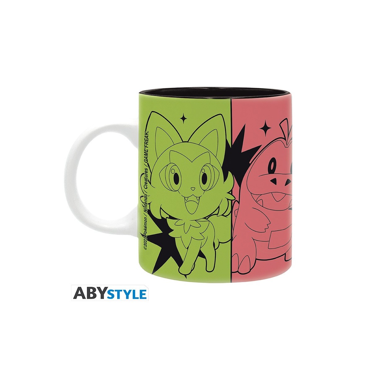 ABYstyle POKEMON - Becher - 320 ml - Starter in Scharlachrot und Violett