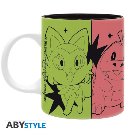 ABYstyle POKEMON - Becher - 320 ml - Starter in Scharlachrot und Violett