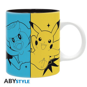 ABYstyle POKEMON - Becher - 320 ml - Starter in Scharlachrot und Violett