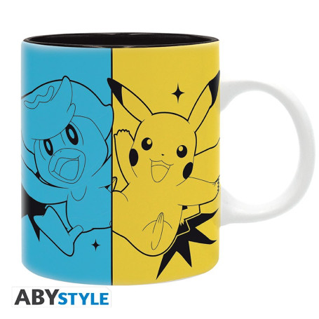 ABYstyle POKEMON - Becher - 320 ml - Starter in Scharlachrot und Violett
