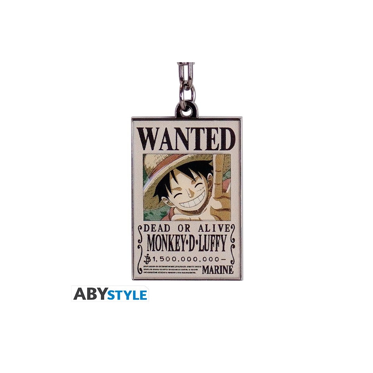 ABYstyle ONE PIECE - Schlüsselanhänger Wanted Luffy