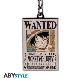 ABYstyle ONE PIECE - Schlüsselanhänger Wanted Luffy