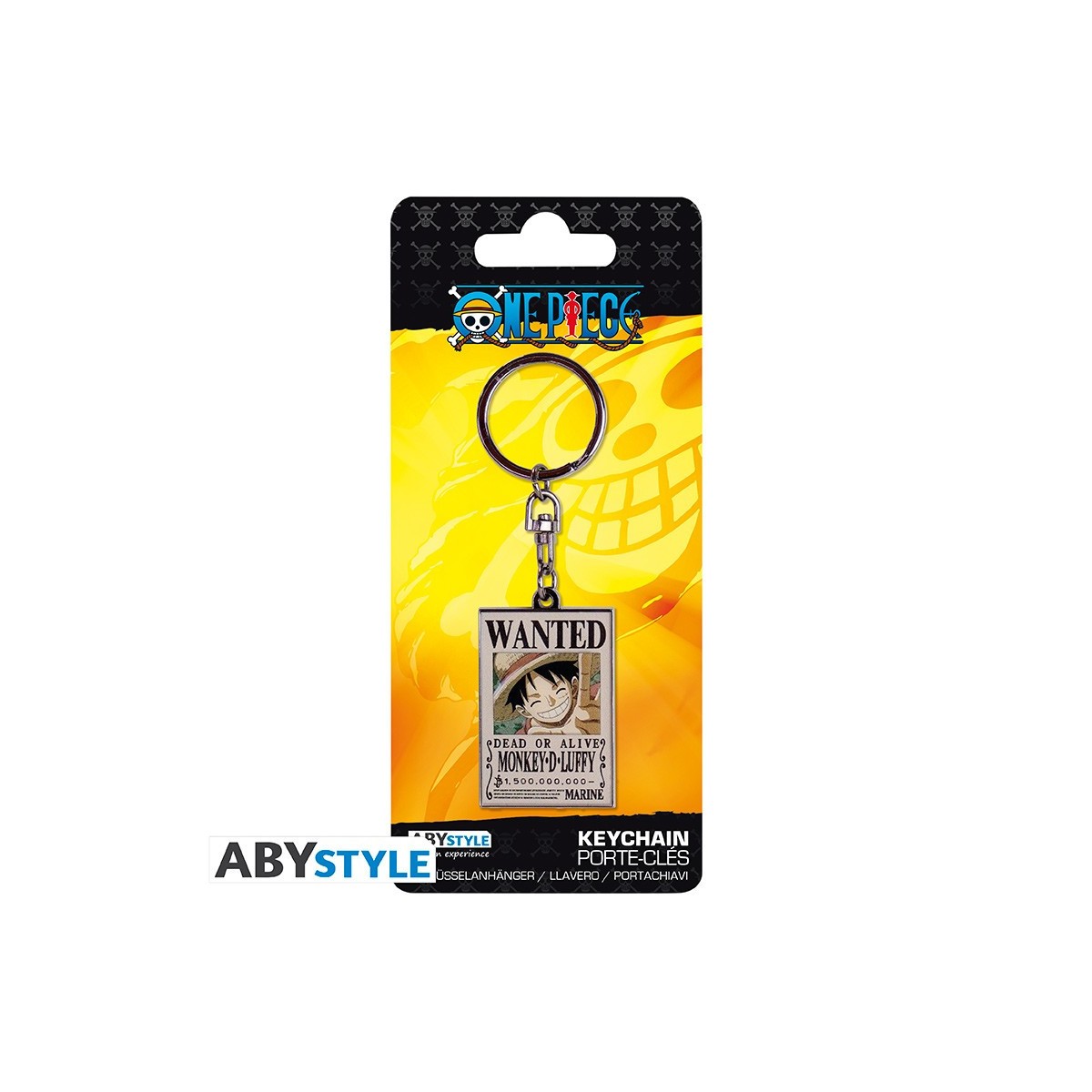 ABYstyle ONE PIECE - Schlüsselanhänger Wanted Luffy