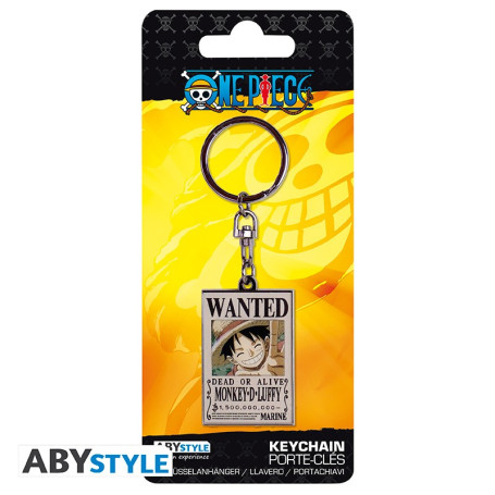 ABYstyle ONE PIECE - Schlüsselanhänger Wanted Luffy