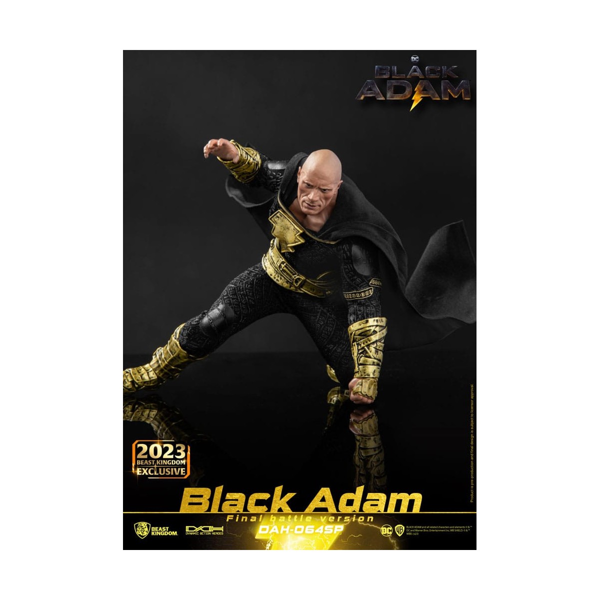 Beast Kingdom - Black Adam Final Battle Version - Black Adam - Action Figure 1/9 Dynamic Action Heroes