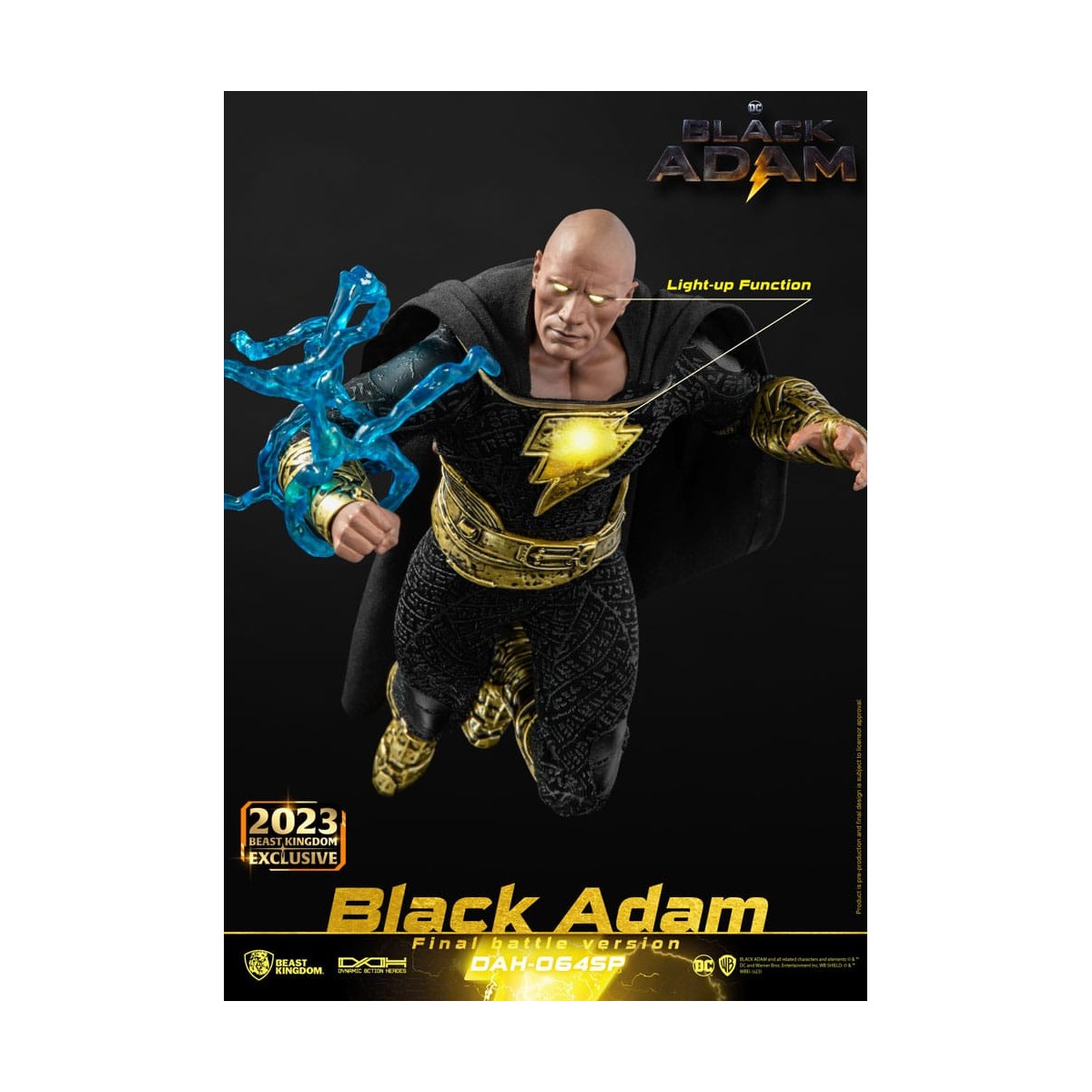 Beast Kingdom - Black Adam Final Battle Version - Black Adam - Action Figure 1/9 Dynamic Action Heroes
