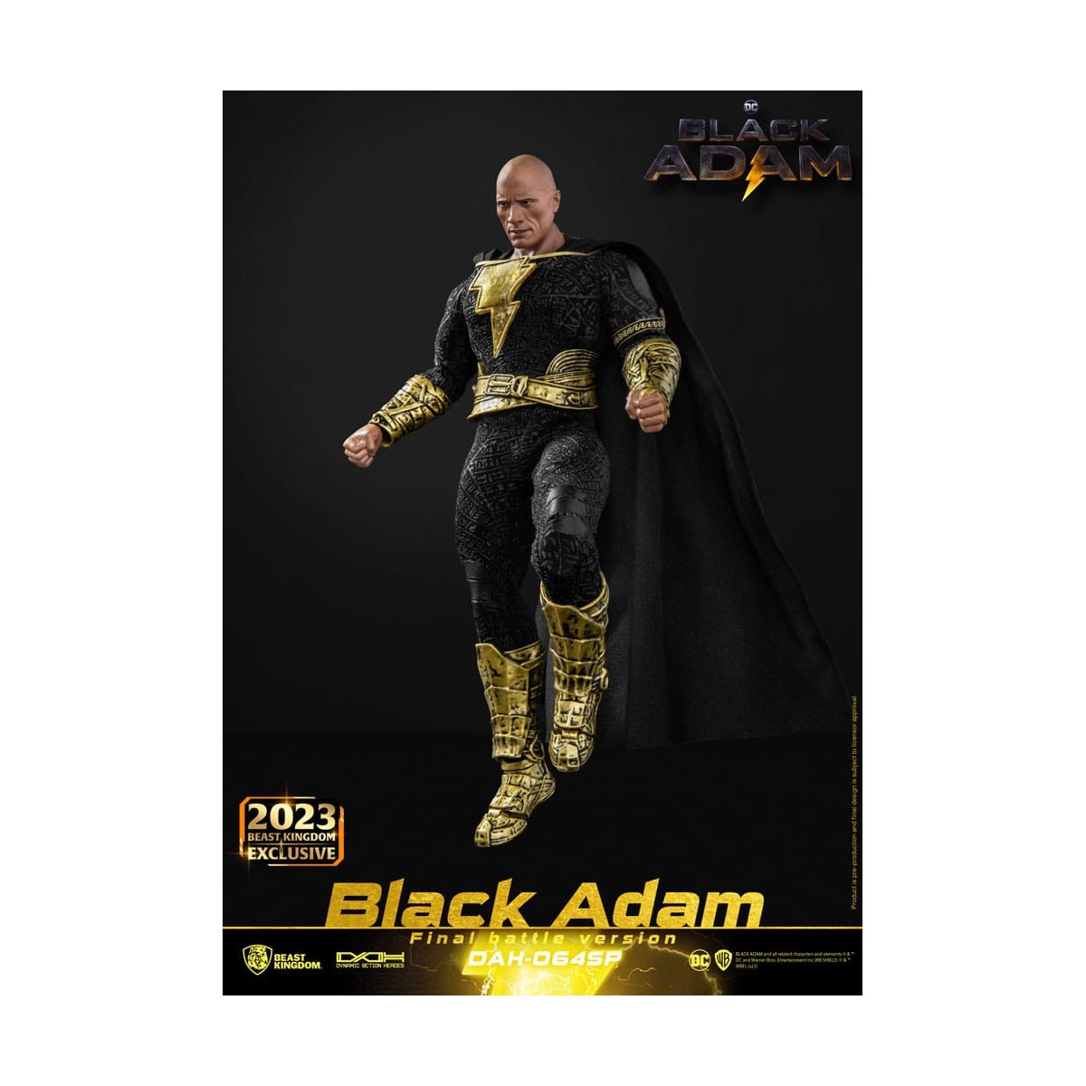 Beast Kingdom - Black Adam Final Battle Version - Black Adam - Action Figure 1/9 Dynamic Action Heroes