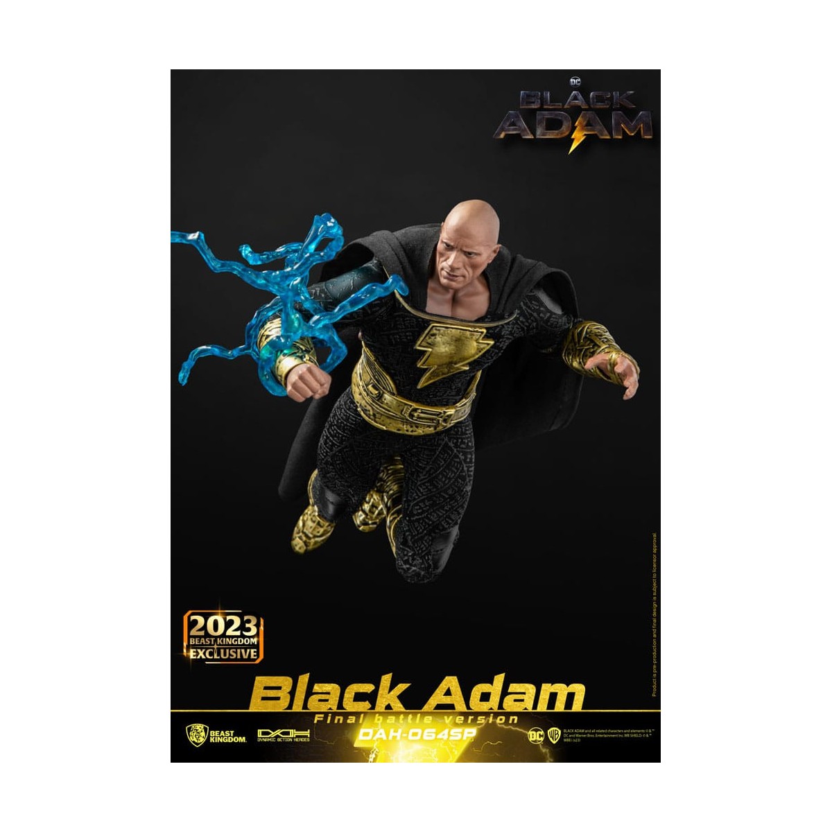 Beast Kingdom - Black Adam Final Battle Version - Black Adam - Action Figure 1/9 Dynamic Action Heroes