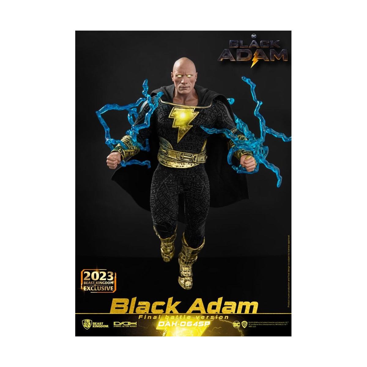 Beast Kingdom - Black Adam Final Battle Version - Black Adam - Action Figure 1/9 Dynamic Action Heroes