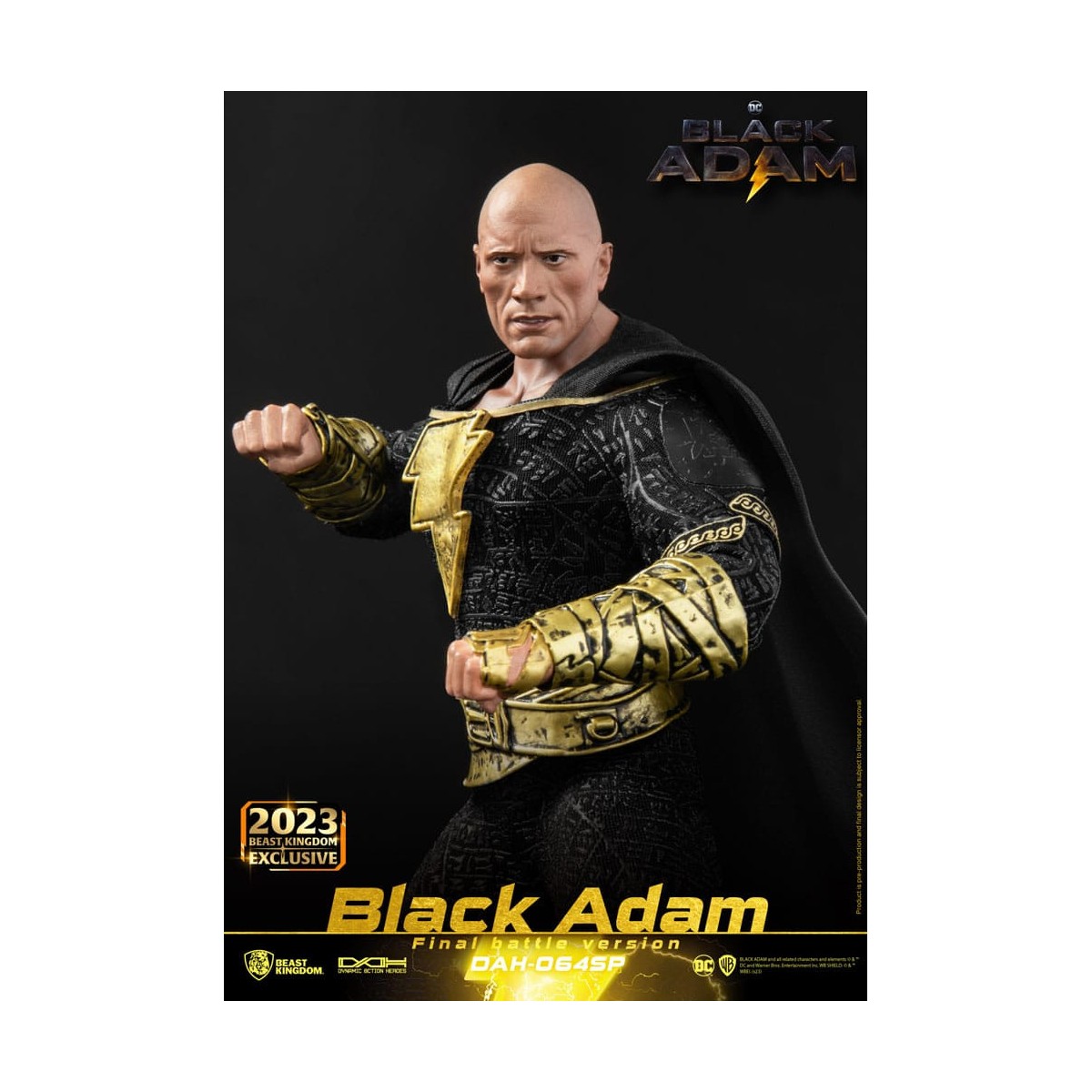 Beast Kingdom - Black Adam Final Battle Version - Black Adam - Action Figure 1/9 Dynamic Action Heroes