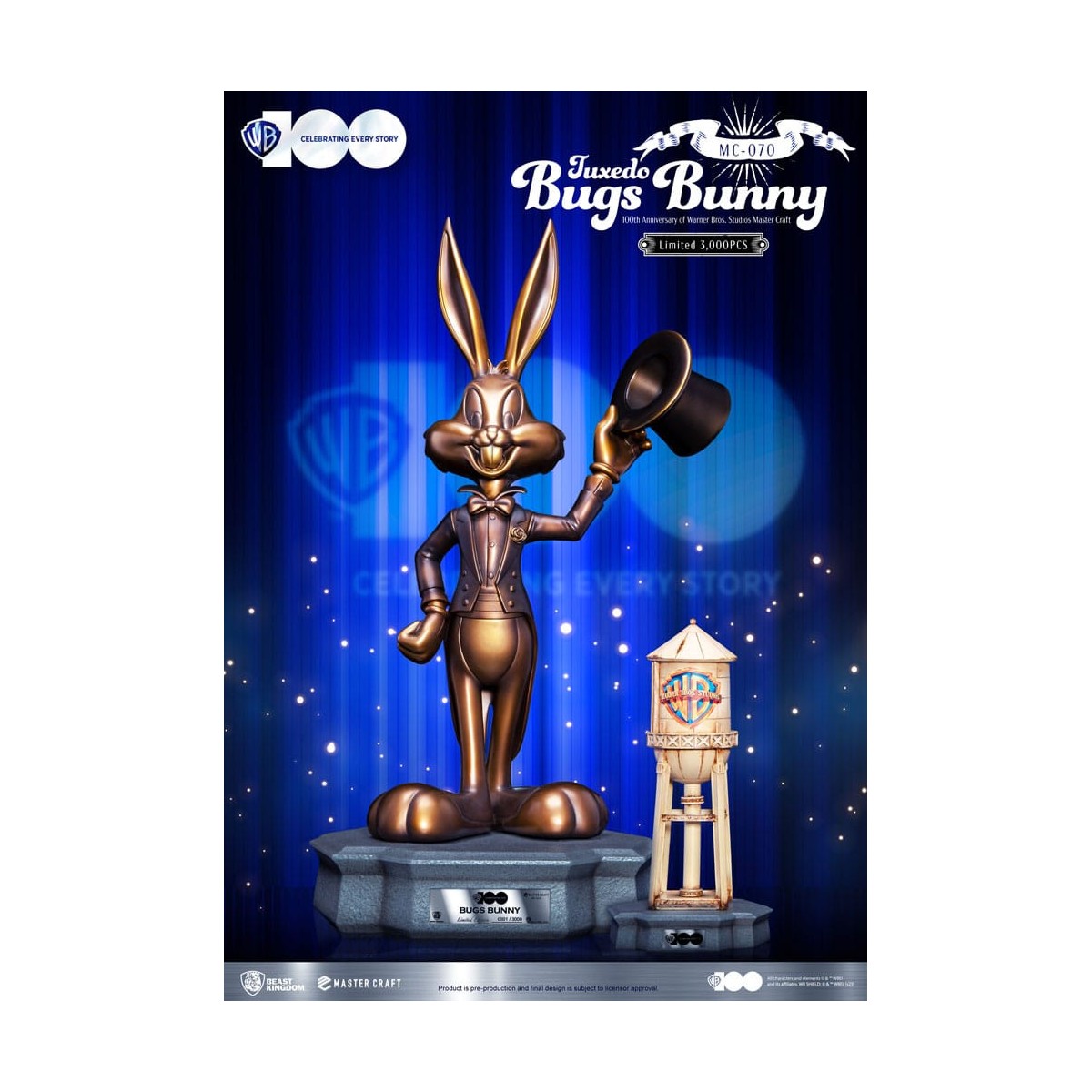 Beast Kingdom Disney - Master Craft - Tuxedo Bugs Bunny - Looney Tunes 100th anniversary of Warner Bros. Studios