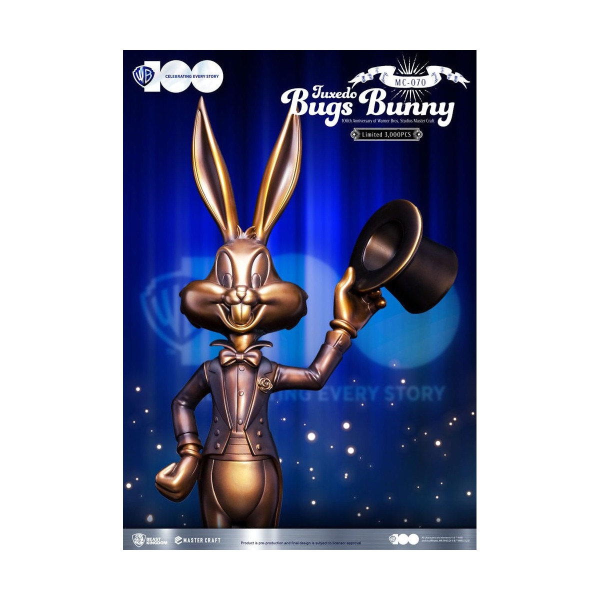 Beast Kingdom Disney - Master Craft - Tuxedo Bugs Bunny - Looney Tunes 100th anniversary of Warner Bros. Studios