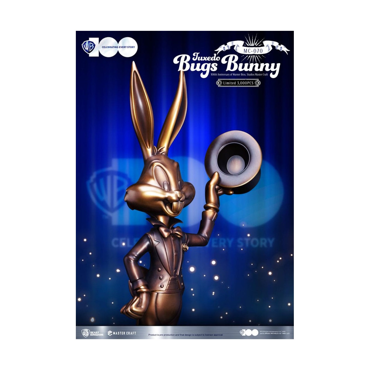 Beast Kingdom Disney - Master Craft - Tuxedo Bugs Bunny - Looney Tunes 100th anniversary of Warner Bros. Studios