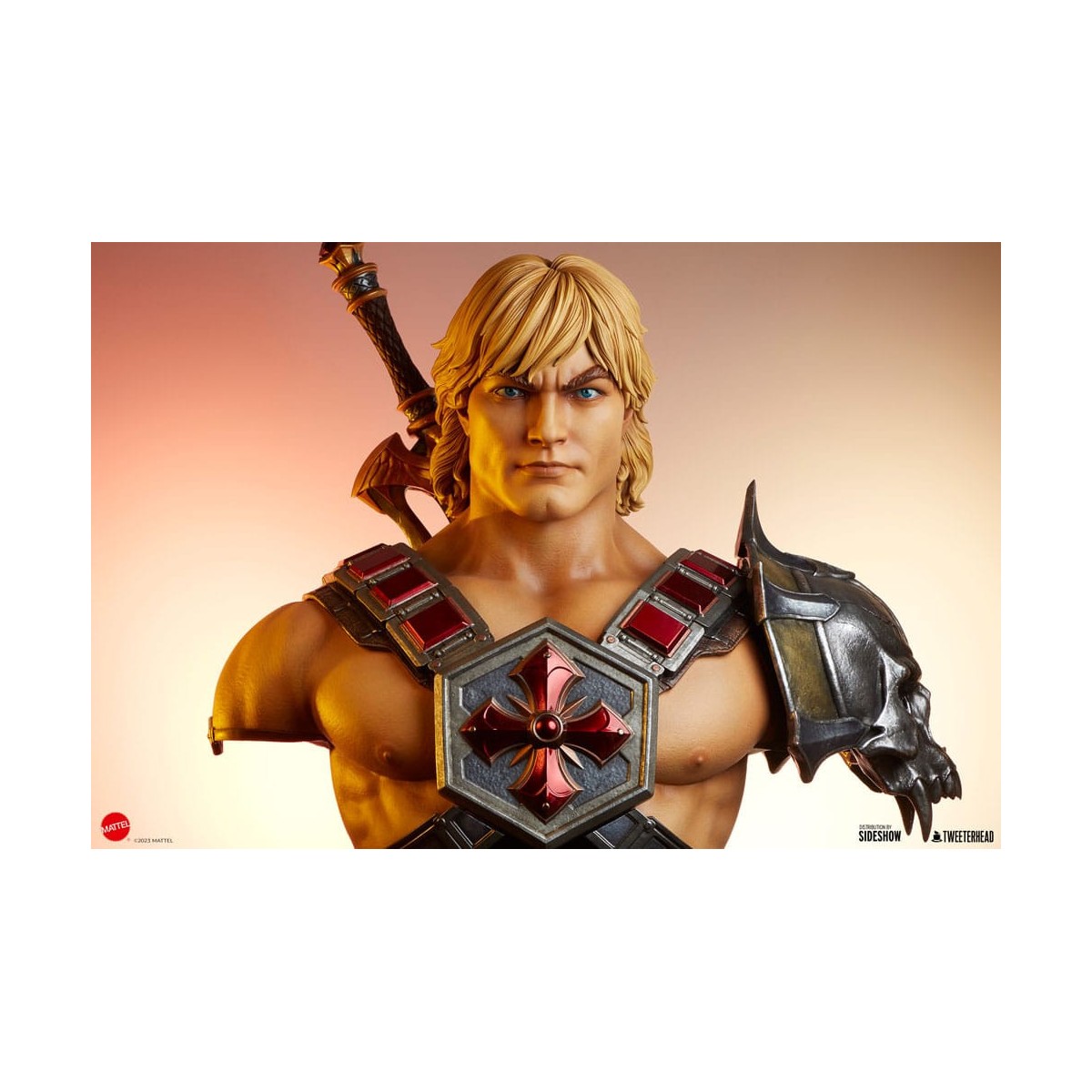 Tweeterhead - MUSCLOR Büste 1:1 - HE-MAN Büste 1:1 - Masters of the Universe Legends