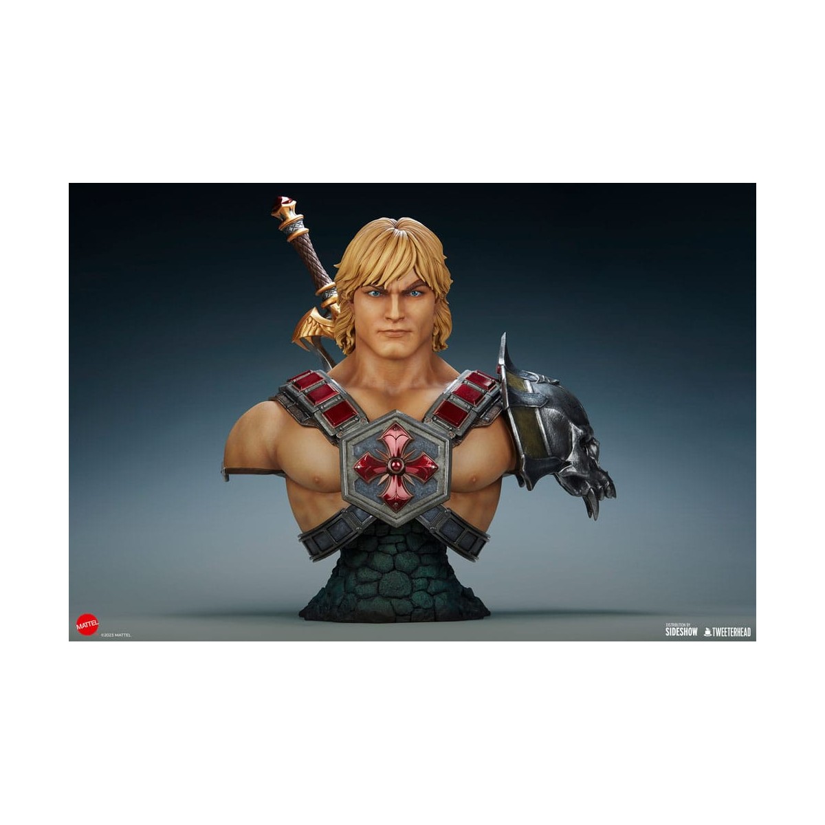 Tweeterhead - MUSCLOR Büste 1:1 - HE-MAN Büste 1:1 - Masters of the Universe Legends