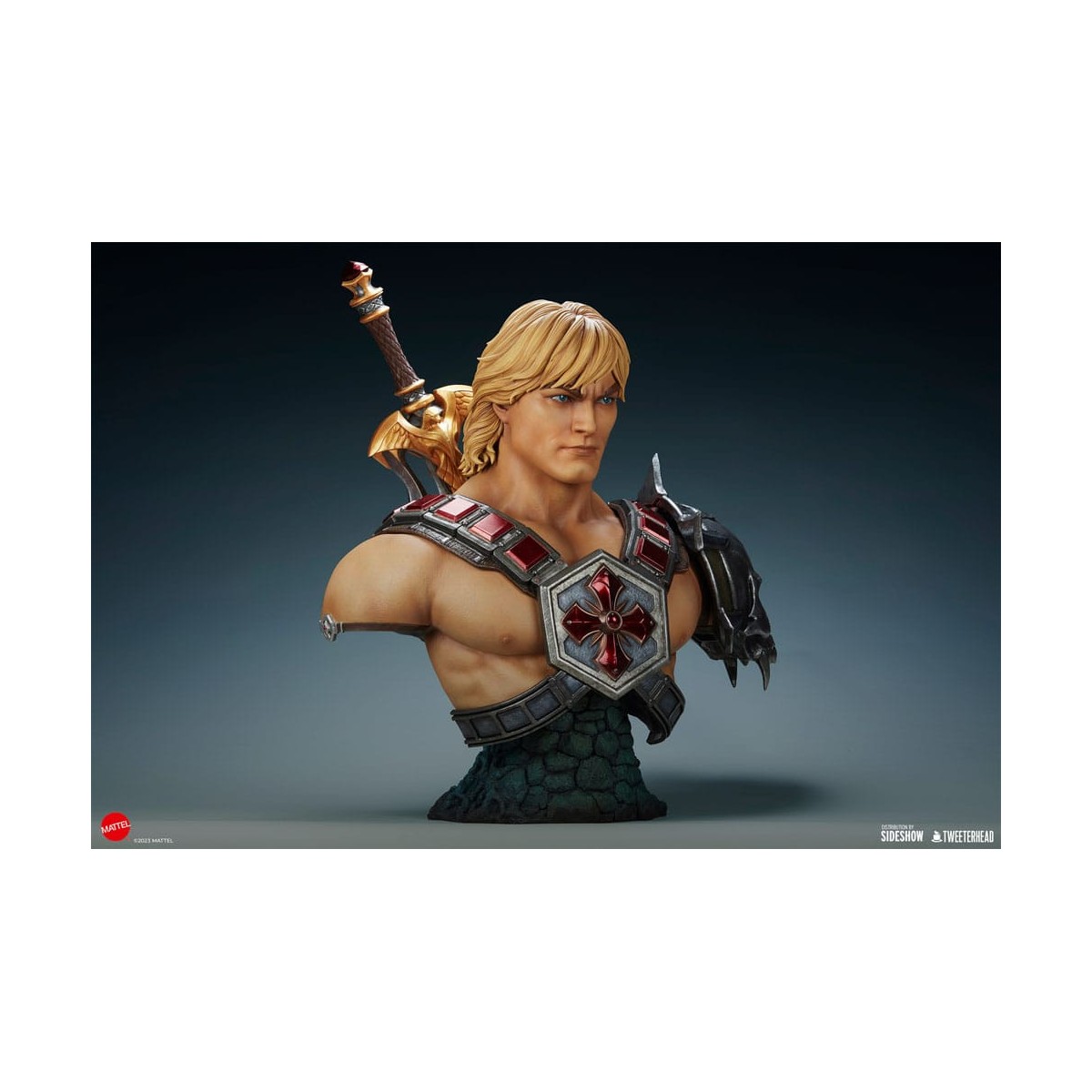 Tweeterhead - MUSCLOR Büste 1:1 - HE-MAN Büste 1:1 - Masters of the Universe Legends