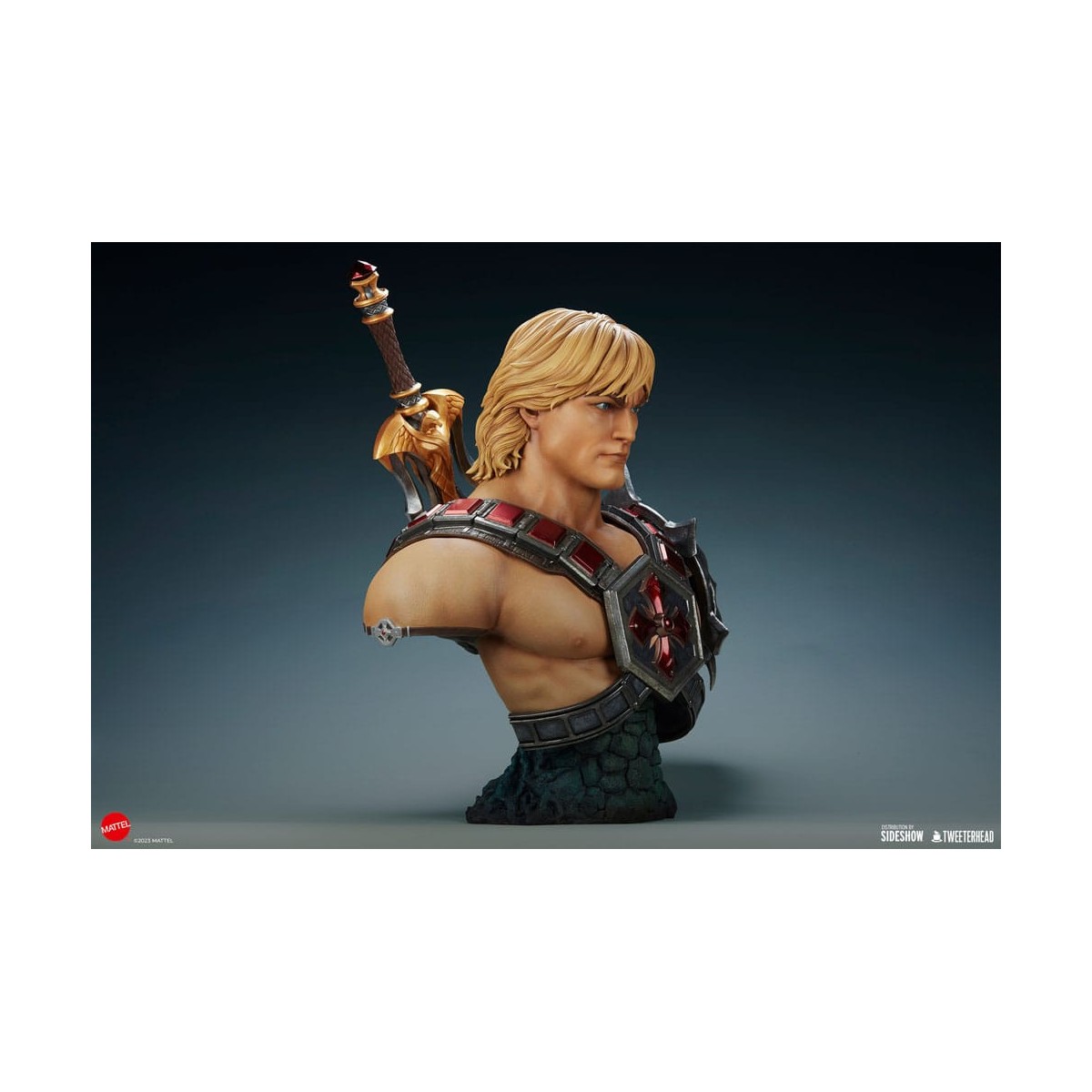Tweeterhead - MUSCLOR Büste 1:1 - HE-MAN Büste 1:1 - Masters of the Universe Legends