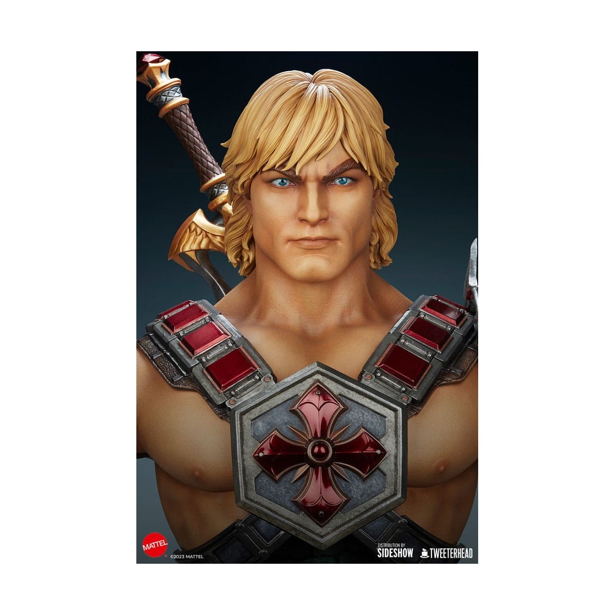 Tweeterhead - MUSCLOR Büste 1:1 - HE-MAN Büste 1:1 - Masters of the Universe Legends