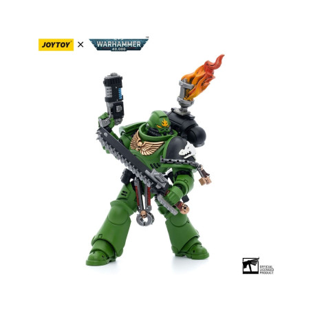 JoyToy Space Marines - Salamanders - Intercessor Sergeant Tsek'gan 1/18 - Warhammer 40K