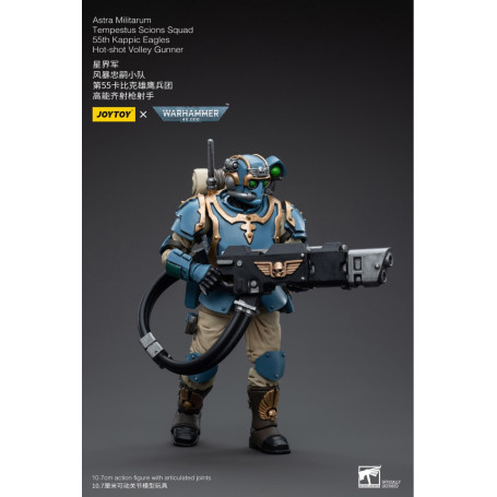 JoyToy Space Marines - Astra Militarum Tempestus - Scions Squad 55Th Kappic Eagles Tempestor Scion 1 1/18 - Warhammer 40K