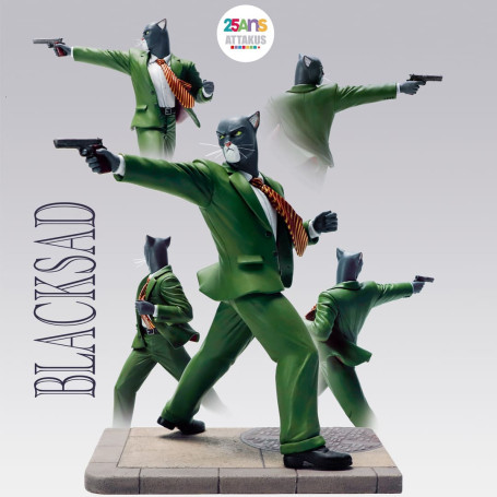 Attakus - John Blacksad schussbereit! - Blacksad-Statue