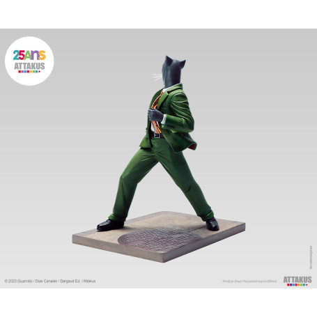 Attakus - John Blacksad schussbereit! - Blacksad-Statue